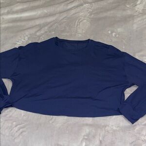 lululemon athletica Navy Blue Long Sleeve Top